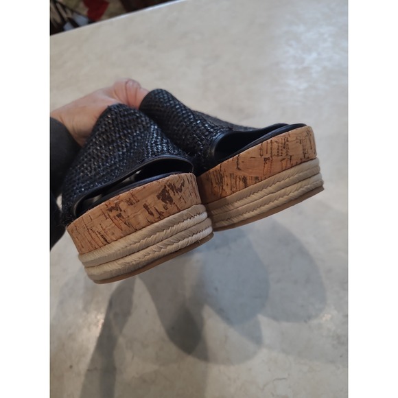 Steve Madden Carlton Espadrille Platform black women SZ 9M contemporary casual - Picture 7 of 10